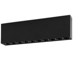 24W LED lubinis šviestuvas INVISIBLE, juodas, 3000K, dimeriuojamas, P3980100NDT