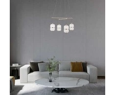 24W LED pakabinamas šviestuvas ALANI, aukso sp./skaidrus, 3000K