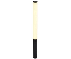 24W LED pastatomas lauko šviestuvas, juodas, 3000K, IP44, 80cm