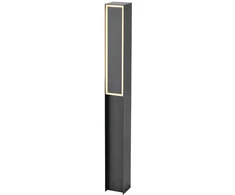 24W LED pastatomas lauko šviestuvas, juodas, 3000K, IP54, 80cm