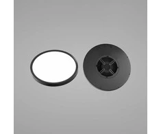 Italux 24W LED paviršinė panelė ALATA, juoda, 2800/4000/6000K