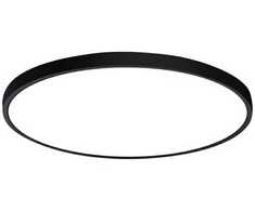 Italux 24W LED paviršinė panelė ALATA, juoda, 2800/4000/6000K