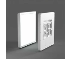 Italux 24W LED paviršinė panelė BASTIA, balta, 2800/4000/6000K