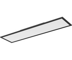 24W LED paviršinė panelė ESSENTIAL, juoda, 4000K, 100x25cm