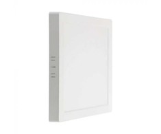 24W LED paviršinė panelė, kvadratinė, balta, 6500K