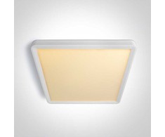 Lubinis šviestuvas 24W LED paviršinis šviestuvas, baltos sp., 2800/3300/4000K, 300x300mm, UGR19, 62020JU/W/V