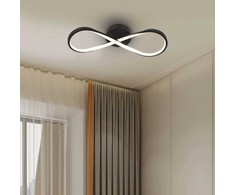 Lubinis šviestuvas V-tac 24W LED paviršinis šviestuvas, juodas, 3000K