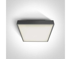 24W LED plafonas, antracito sp., 3000K, 67282AN/AN/W