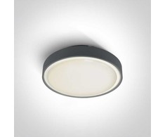 24W LED plafonas, antracito sp., 3000K, 67280AN/AN/W