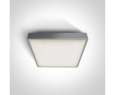 24W LED plafonas, pilkas, 3000K, 67282AN/G/W