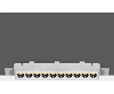 Bikuvalt 24W LED užglaistomas šviestuvas, baltas, 3000K, 50024HTR/W/W