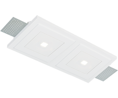 24W LED užglaistomas šviestuvas ZEPHYR, baltas, 3000K, 361307