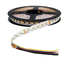 V-tac 24W/m LED juosta, 60LED/m, 24V, 3IN1+RGB, IP20, 5 metrų ritė