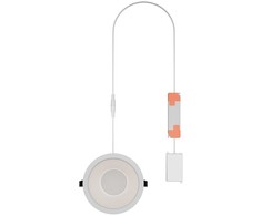 25/20/15W LED įleidžiama panelė COMFORT HIGH EFFICIENCY, balta, 3000K, 55°, UGR19, IP44