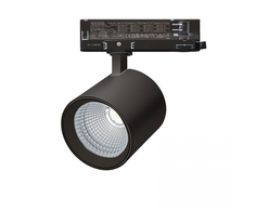 25W LED akcentinis šviestuvas į 3 fazių bėgelius, juodas, 4000K, S199