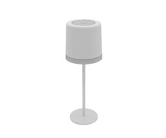 2,5W LED įkraunamas stalo šviestuvas, baltas, 2700-6000K, su saulės baterija, IP54, dimeriuojamas