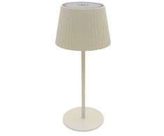 2,5W LED įkraunamas stalo šviestuvas, smėlio sp., 2700-6000K, su saulės baterija, IP54, dimeriuojamas