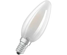 Osram 2,5W LED lemputė CLASSIC B, E14, baltos matinės sp., 2700K