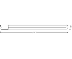 Ledvance 25W LED lemputė DULUX, 2G11, baltos matinės sp., 3000K