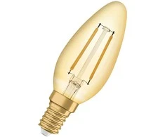 Osram 2,5W LED lemputė VINTAGE 1906, E14, aukso sp., 2400K