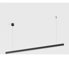 Pakabinamas šviestuvas 25W LED pakabinamas linijinis šviestuvas PRISMA LINE, juodas, 3000K, 40°