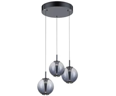 25W LED pakabinamas šviestuvas E-INFINITY, pilkos sp., 2200-5000K, dimeriuojamas, reguliuojamo aukščio