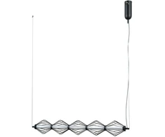 25W LED pakabinamas šviestuvas SEVIL, juodas, 3000K