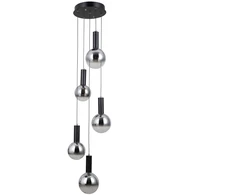 25W LED pakabinamas šviestuvas STRELA, juodos/pilkos sp., 3000K