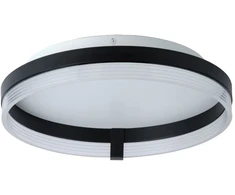 Lubinis šviestuvas Osram 25W LED paviršinis šviestuvas CIRCLE, juodas, 3000/4000/6500K