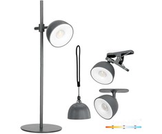2,5W LED stalo šviestuvas ORBI, pilkas, 3000/6500K