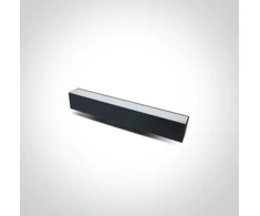 25W linijinis šviestuvas į magnetines sistemas ONELIGHT MAXI, juodas, 3000K, DALI, 42100BL/B/W