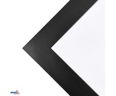 Luxmena 26-34W LED paviršinė panelė GRANDER, juoda, 3000K/4000K/6500K, IP44
