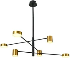 Italux Pakabinamas šviestuvas Remdal PND-16374-6-BK-GD-3K
