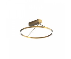 26W LED lubinis šviestuvas, žalvario sp., 3000K, dimeriuojamas, 40cm, 2564