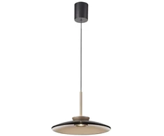 26W LED pakabinamas šviestuvas E-MOON, bronzos sp., 2700-5000K, dimeriuojamas, reguliuojamo aukščio