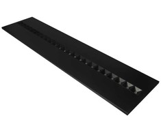 27,5W LED panelė LOUVER, juoda, 4000K, DALI, 120x30cm