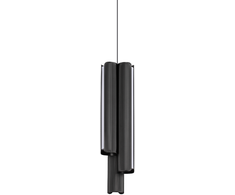 27W LED pakabinamas šviestuvas DORICA, juodas, 3000K, dimeriuojamas, 366487