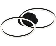 28W LED lubinis šviestuvas LIVIA, juodas, 3000K, 4324400