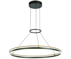 Italux Pakabinamas šviestuvas Merlot PND-54638R-28W-3K-BK-GD