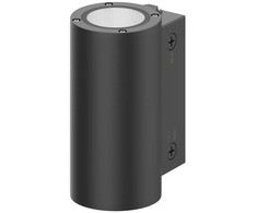 Sieninis šviestuvas 29/22/14,5W LED sieninis fasado šviestuvas URBAN WALL VARIO, juodas, 2200/2700K, 55°, IP65