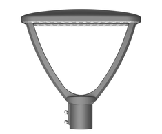 29/25/20/15W LED gatvės šviestuvas URBAN LANTERN, pilkas, 2200/2700K, 135x85°, IP66