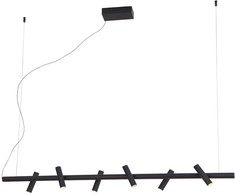 29W LED pakabinamas šviestuvas CLIO, juodas, 3000K, 4343100