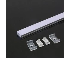V-tac LED paviršinis profilis, 2000x23.5x10mm, baltas dangtelis, 2m