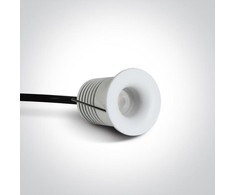 2W LED įleidžiamas šviestuvas, baltas, 3000K, 10101LA/W/W