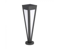 V-tac 2W LED įkraunamas lauko šviestuvas su saulės baterija, juodas, 3000K, IP65
