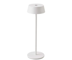 V-tac 2W LED įkraunamas stalinis šviestuvas, baltas, 3000K, dimeriuojamas