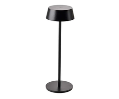 V-tac 2W LED įkraunamas stalinis šviestuvas, juodas, 3000K