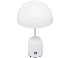 2W LED įkraunamas stalo šviestuvas CANTIA, baltas, 3000/6500K, dimeriuojamas