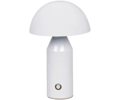 2W LED įkraunamas stalo šviestuvas DORBIA, baltas, 3000/6500K, dimeriuojamas