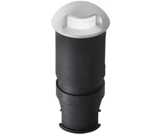 2W LED įleidžiamas į grindinį šviestuvas STEP, nikelio sp., 3000K, IP67
